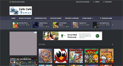 Desktop Screenshot of cafecafegames.com